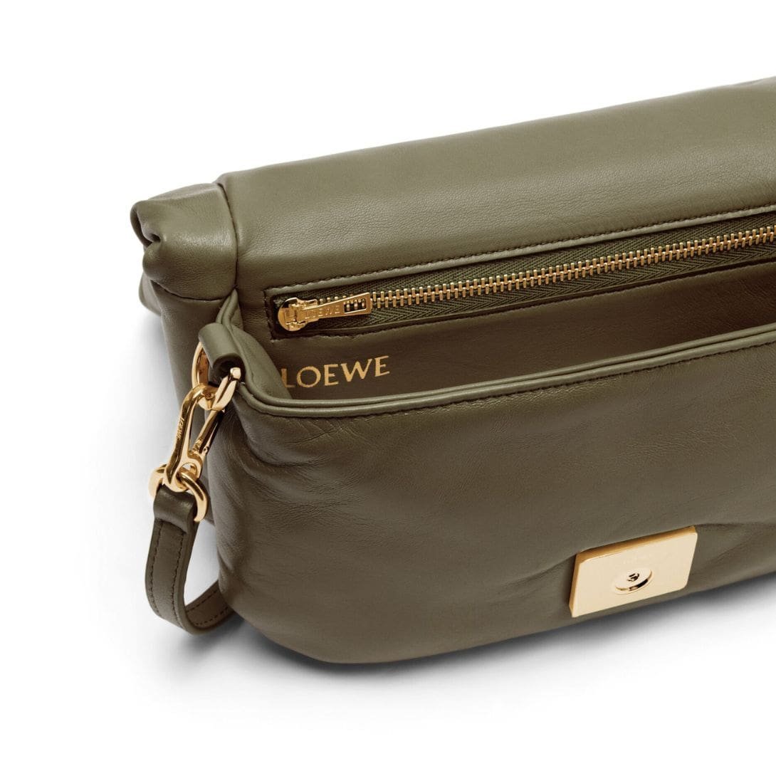 LOEWE GOYA PUFFER MINI BAG IN SHINY LAMBSKIN - Image 4