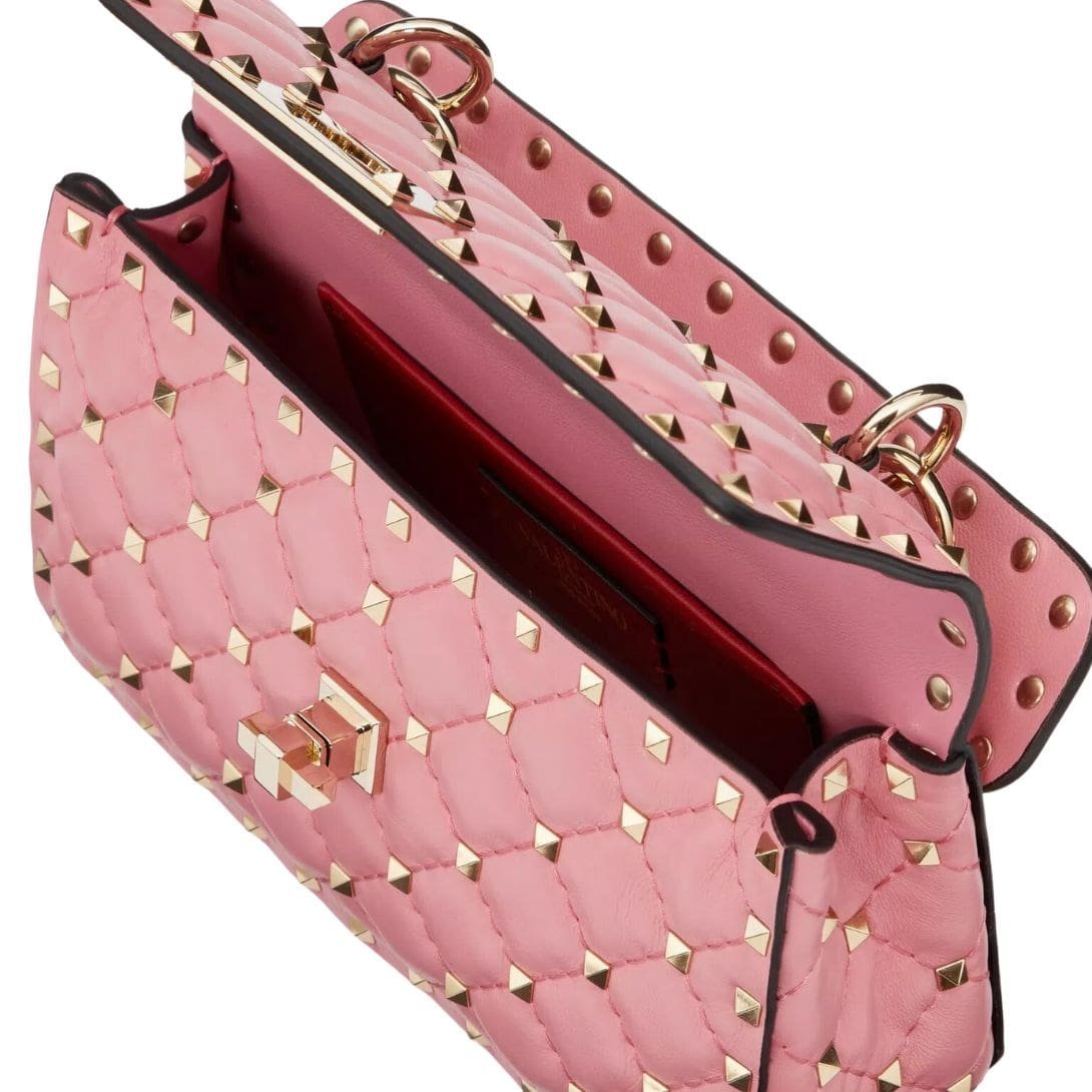 VALENTINO GARAVANI SMALL NAPPA ROCKSTUD SPIKE BAG - Image 11