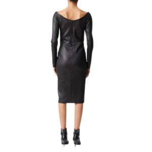 STOULS DORIS THE GRAPHIC LEATHER DRESS