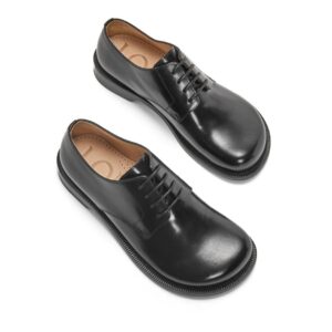 LOEWE DERBY SHOE IN BRUSHED CALFSKIN