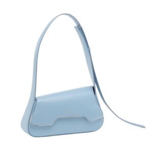 SANTONI LIGHT BLUE LEATHER THEPLUTO BAG