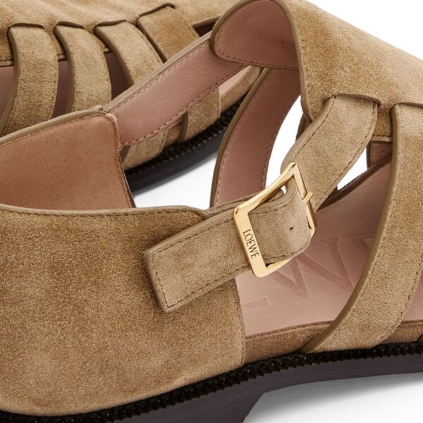 LOEWE CAMPO SANDAL IN SUEDE CALFSKIN - Image 4