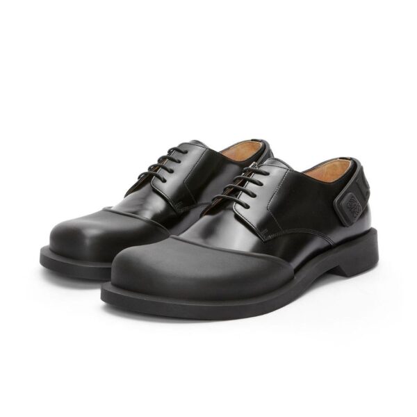 LOEWE DERBY SHOE IN RUBBER AND BRUSHED OFF CALFSKIN - Image 3