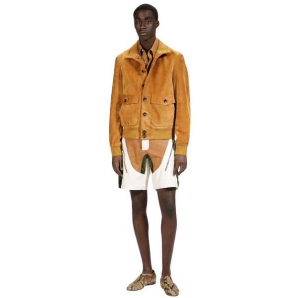 BALLY BOMBER JACKET IN BROWN SUEDE - Image 2