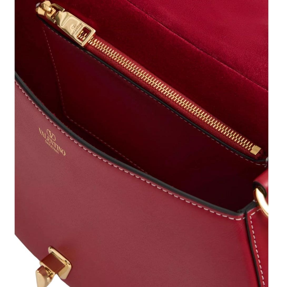 SMALL VALENTINO GARAVANI OHVAL SHOULDER BAG IN NAPPA CALFSKIN - Image 9