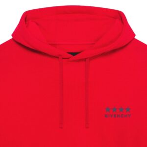 GIVENCHY 4G BOX FIT HOODIE IN FLEECE