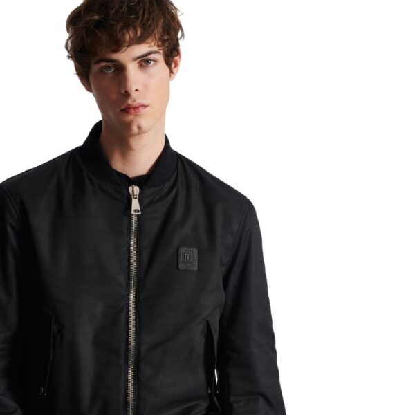 BALMAIN PB NYLON BOMBER JACKET - Image 4