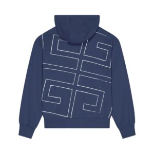 GIVENCHY 4G BOX FIT HOODIE IN FLEECE