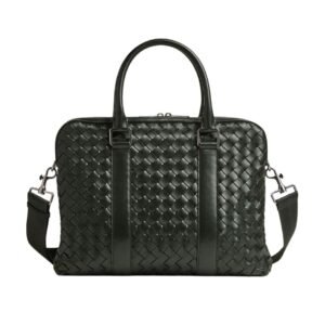 BOTTEGA VENETA SLIM INTRECCIATE BRIEFCASE