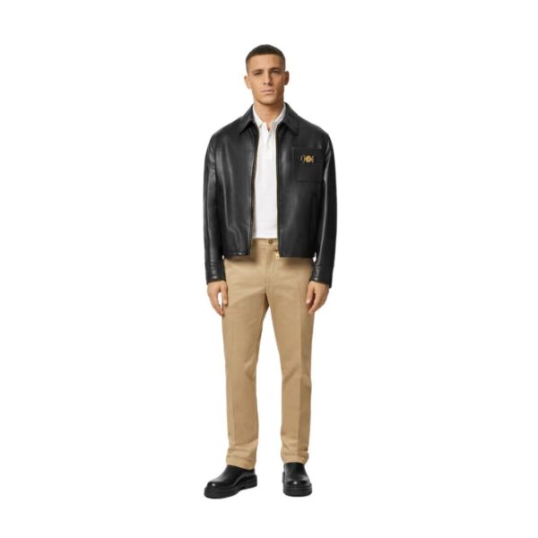 VERSACE BLOUSON LEATHER JACKET - Image 3