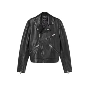 VERSACE LEATHER BIKER JACKET