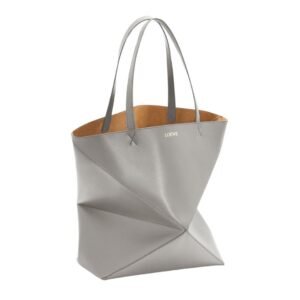 LOEWE XL PUZZLE FOLD TOTE BAG IN SHINY CALFSKIN