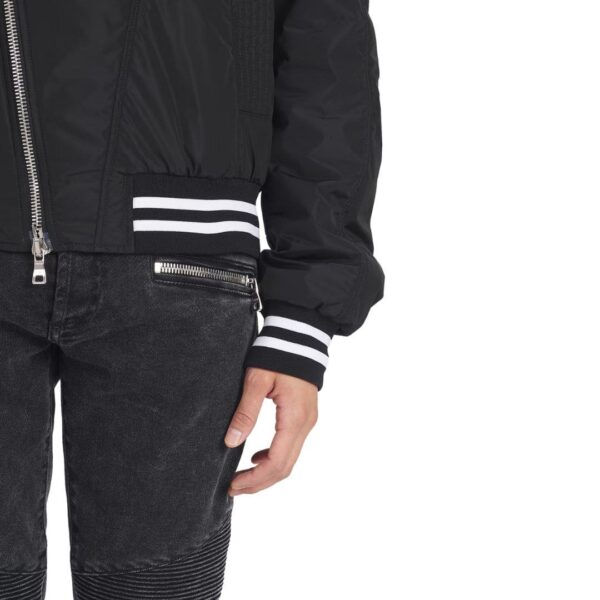 BALMAIN NYLON BOMBER JACKET - Image 7