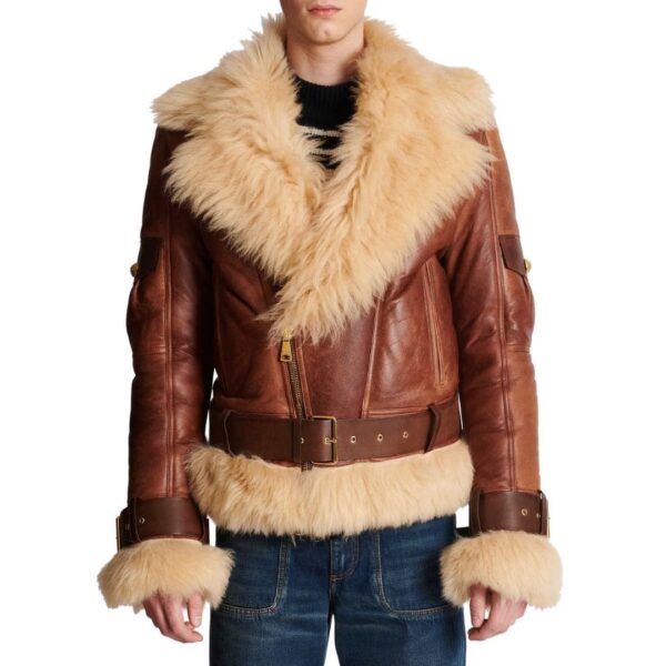 BLAMAIN SHEEPSKIN AVIATOR JACKET - Image 6