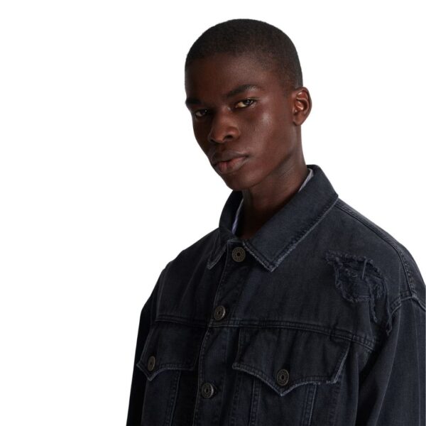 BALMAIN WORN EFFECT DENIM JACKET - Image 7