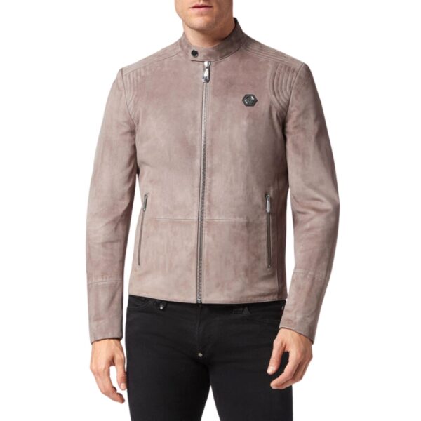 PHILIPP PLEIN SUEDE PADDED JACKET - Image 2