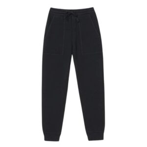 NANUSHKA SHAY ORGANICALLY GROWN COTTON SWEATPANTS BLACK