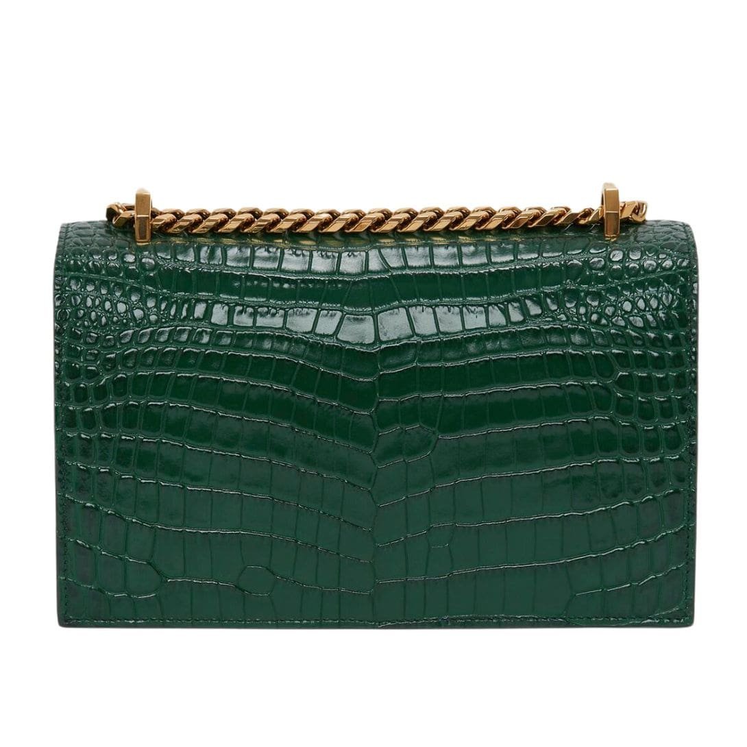 ALEXANDER MCQUEEN WOMANS JEWELLED SATCHEL IN EMERALD - Image 3