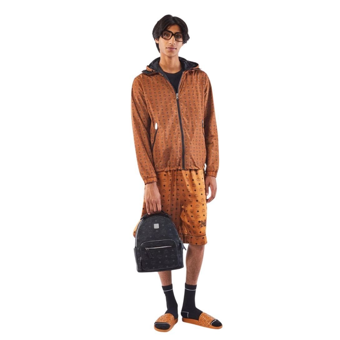 MCM SMALL STARK BACKPACK IN VISETOS BLACK - Image 5