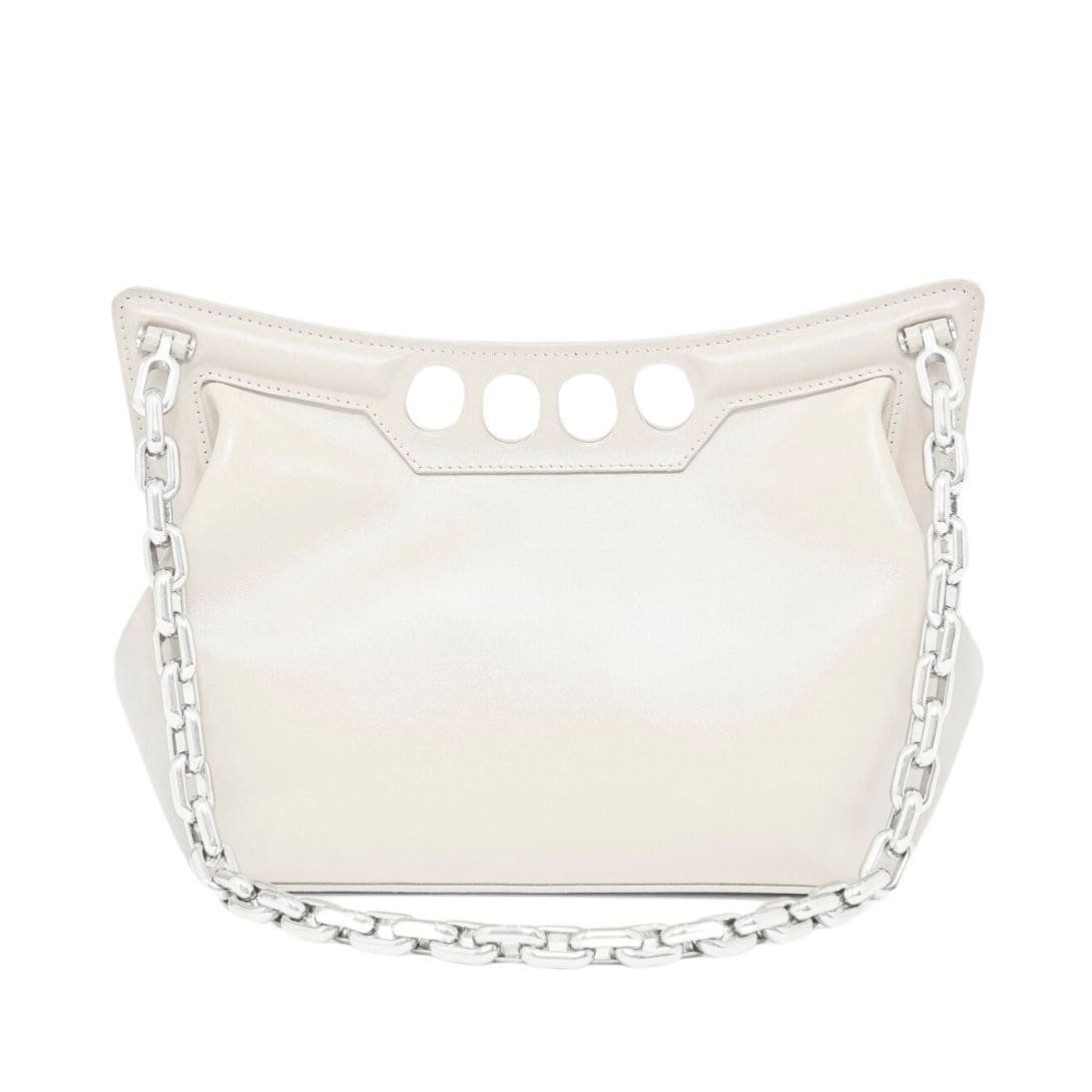 ALEXANDER MCQUEEN WOMENS THE PEAK BAG SMALL IN SOFT LVORY - Image 3