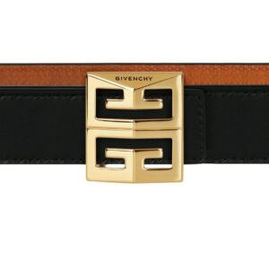 GIVENCHY REVERSIBLE BELT IN BOX LEATHER SOFT TAN