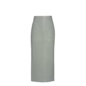 PRADA NAPPA LEATHER SKIRT