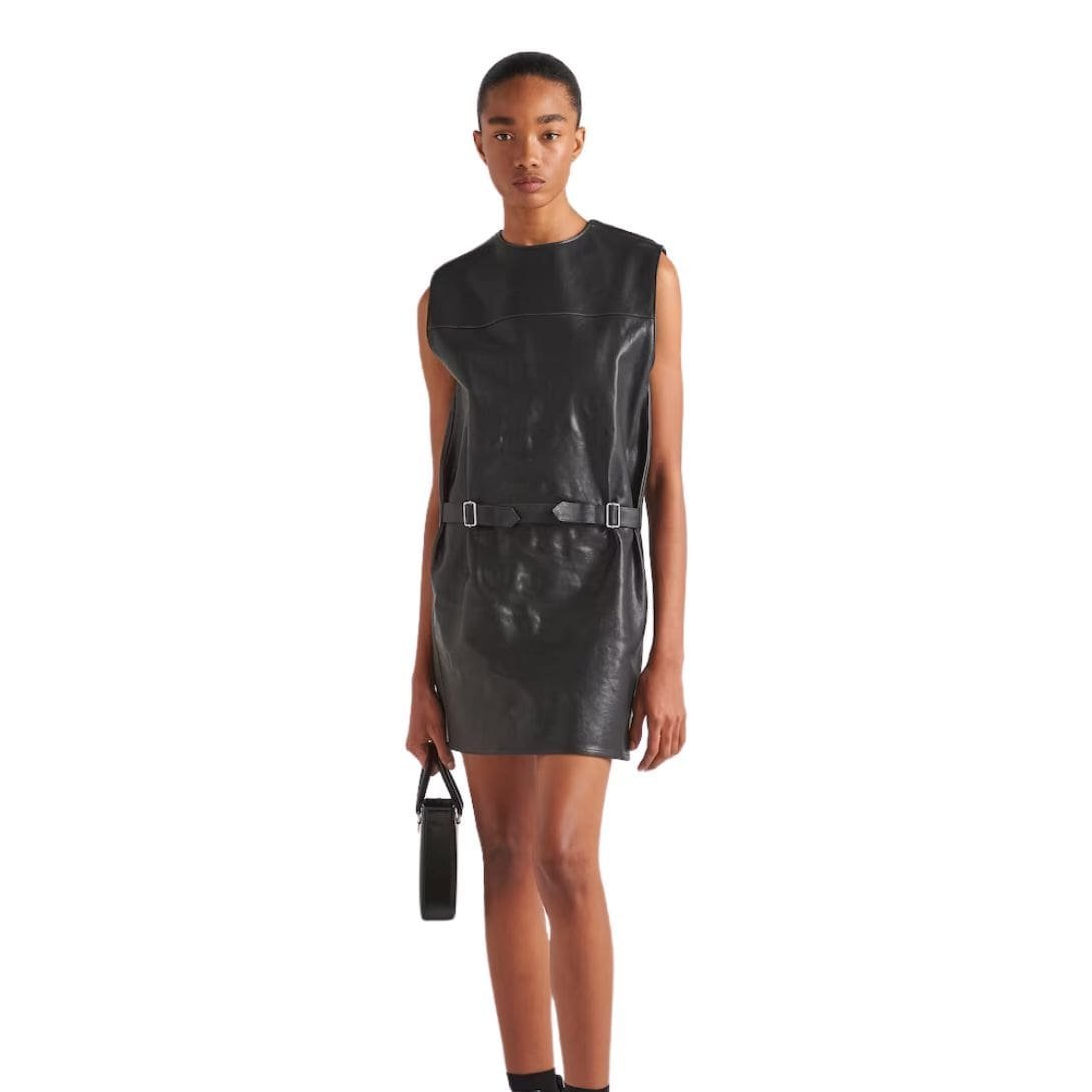 PRADA LEATHER DRESS - Image 3