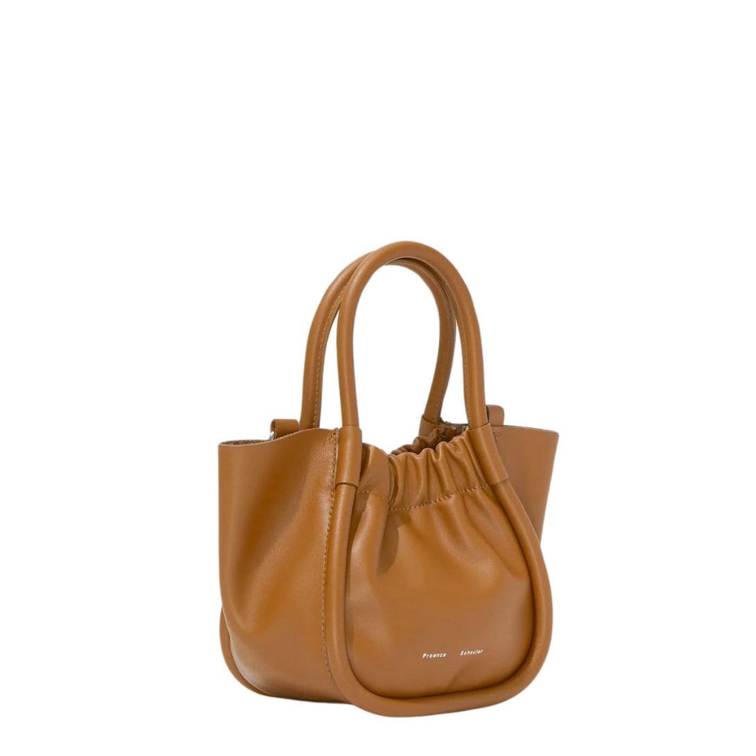 PROENZA EXTRA SMALL RUCHED TOTE COGNAC - Image 6
