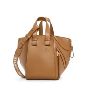 LOEWE HAMMOCK COMPACT BAG IN SATIN CALFSKIN