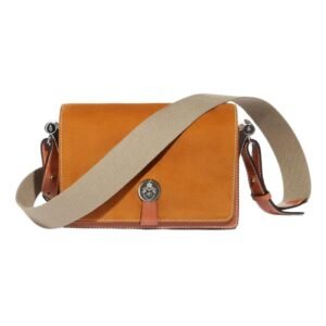JOSEPH DUCLOS SAINT CLAIR LEATHER MESSENGER BAG