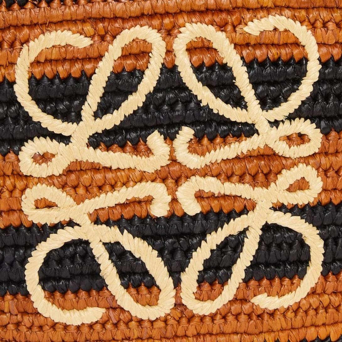 LOEWE SMALL ELEPHANT BASKET BAG IN RAFFIA - Image 5