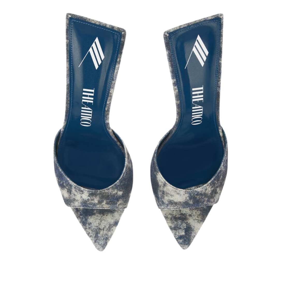 THE ATTICO ESTER BLUE DENIM MULE - Image 2