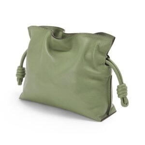 LOEWE MINI FLAMENCO CLUTCH BAG IN CALFSKIN NAPPA