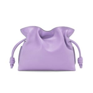 LOEWE MINI FLAMENCO CLUTCH BAG IN CALFSKIN NAPPA