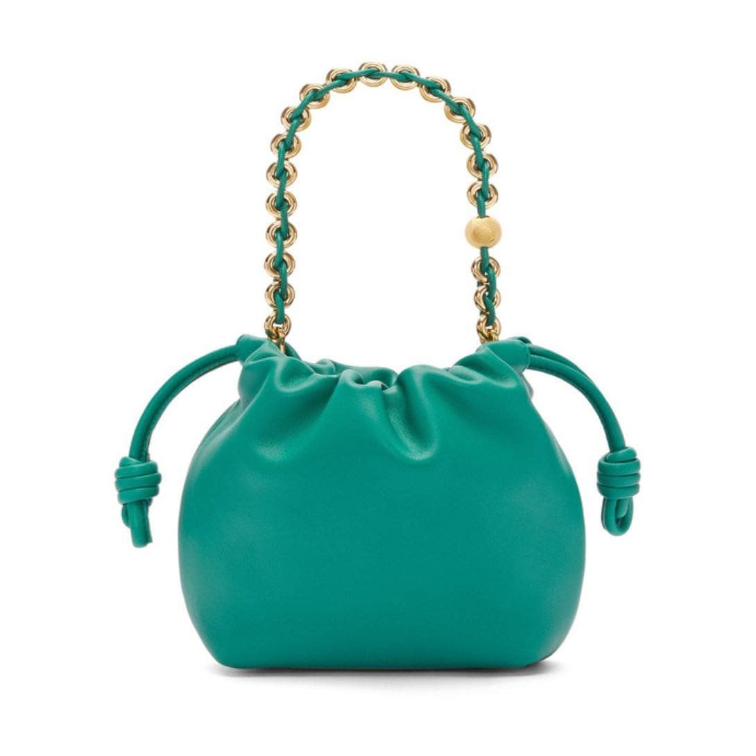 LOEWE MINI FLAMENCO PURSE BAG IN SOFT LAMBSKIN - Image 4