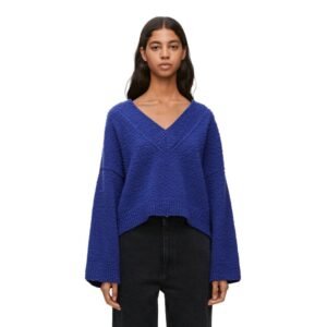 LOEWE CROPPED SWEATER IN WOOL BLEND
