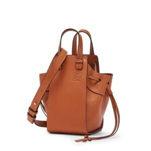 LOEWE MINI HAMMOCK DRAWSTRING BAG IN CLASSIC CALFSKIN