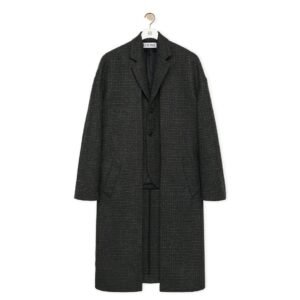 LOEWE DOUBLE LAYER COAT IN WOOL