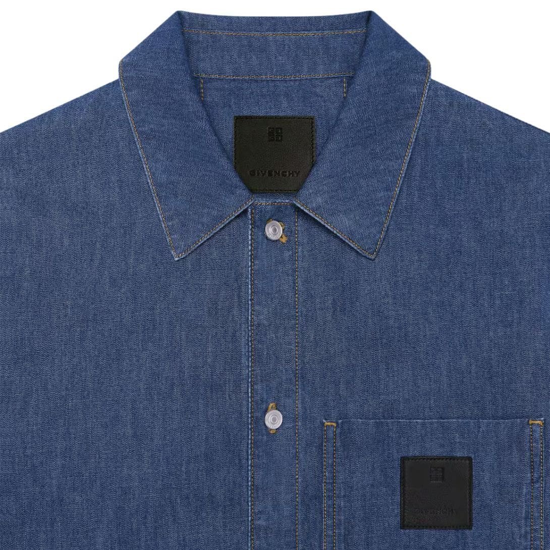 GIVENCHY BOXY FIT SHIRT IN DENIM - Image 2