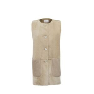 MARNI REVERSIBLE LIGHT MERINO VELOUR VEST