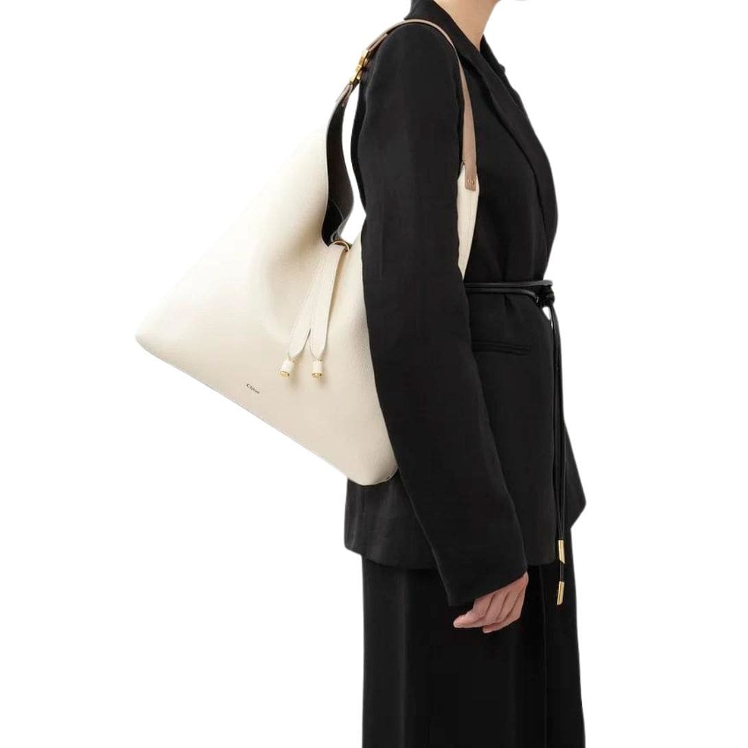 CHLOE MARCIE HOBO BAG MISTY IVORY - Image 6