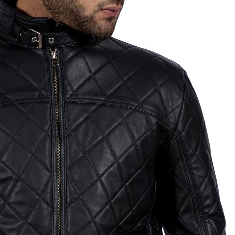 EQUILIBRIUM BLACK LEATHER JACKET - Image 6