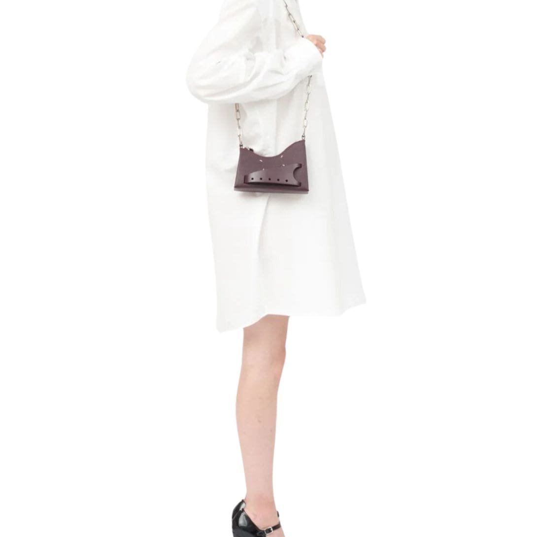 MAISON MARGIELA MINI SNATCHED LEATHER BAG - Image 4