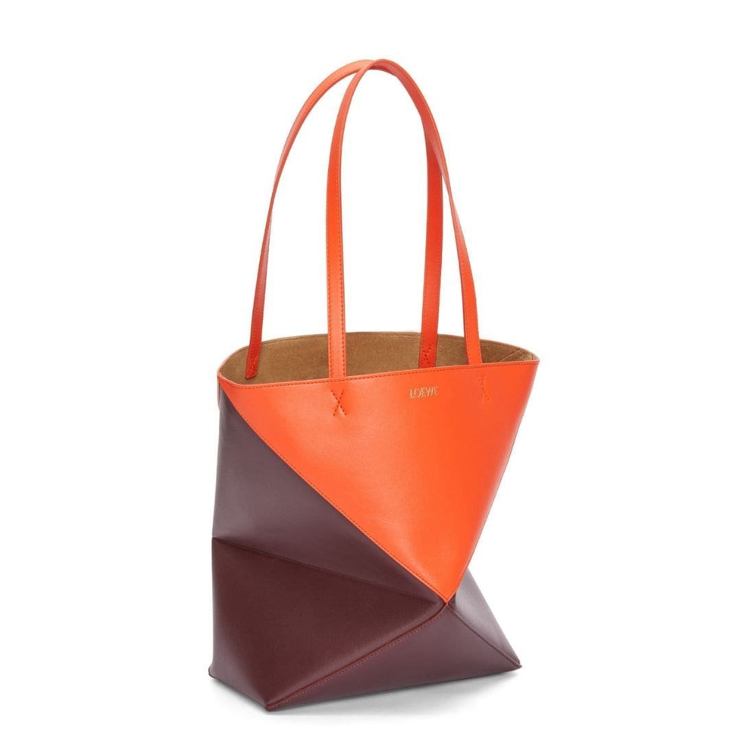 LOEWE PUZZLE FOLD TOTE BAG IN SHINY CALFSKIN - Image 2