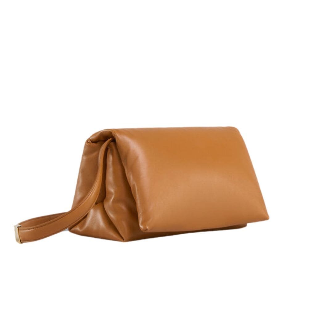 MARNI BROWN LEATHER PRISMA SHOULDER BAG - Image 4