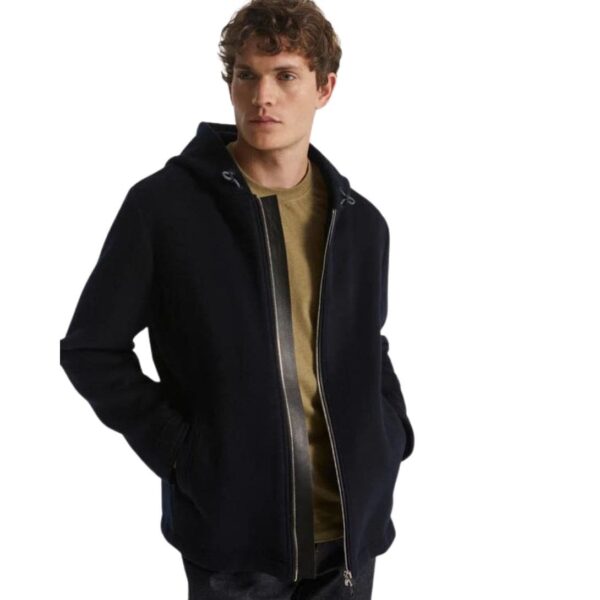 YVES SALOMON HOODIE IN WOOL-CASHMERE BLEND FABRIC - Image 5