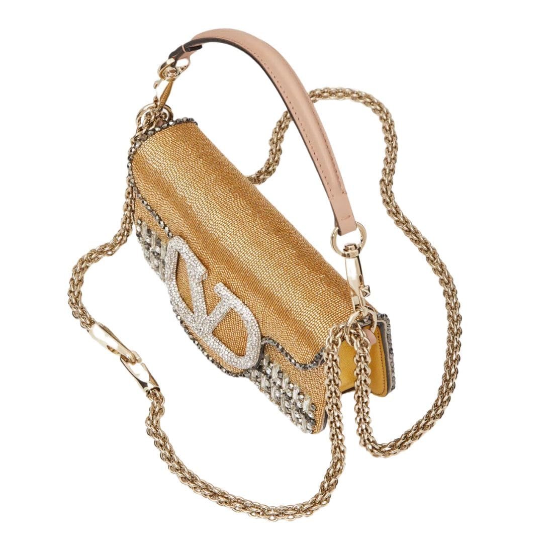 VALENTINO GARAVANI LOCÒ EMBROIDERED SMALL SHOULDER BAG - Image 4