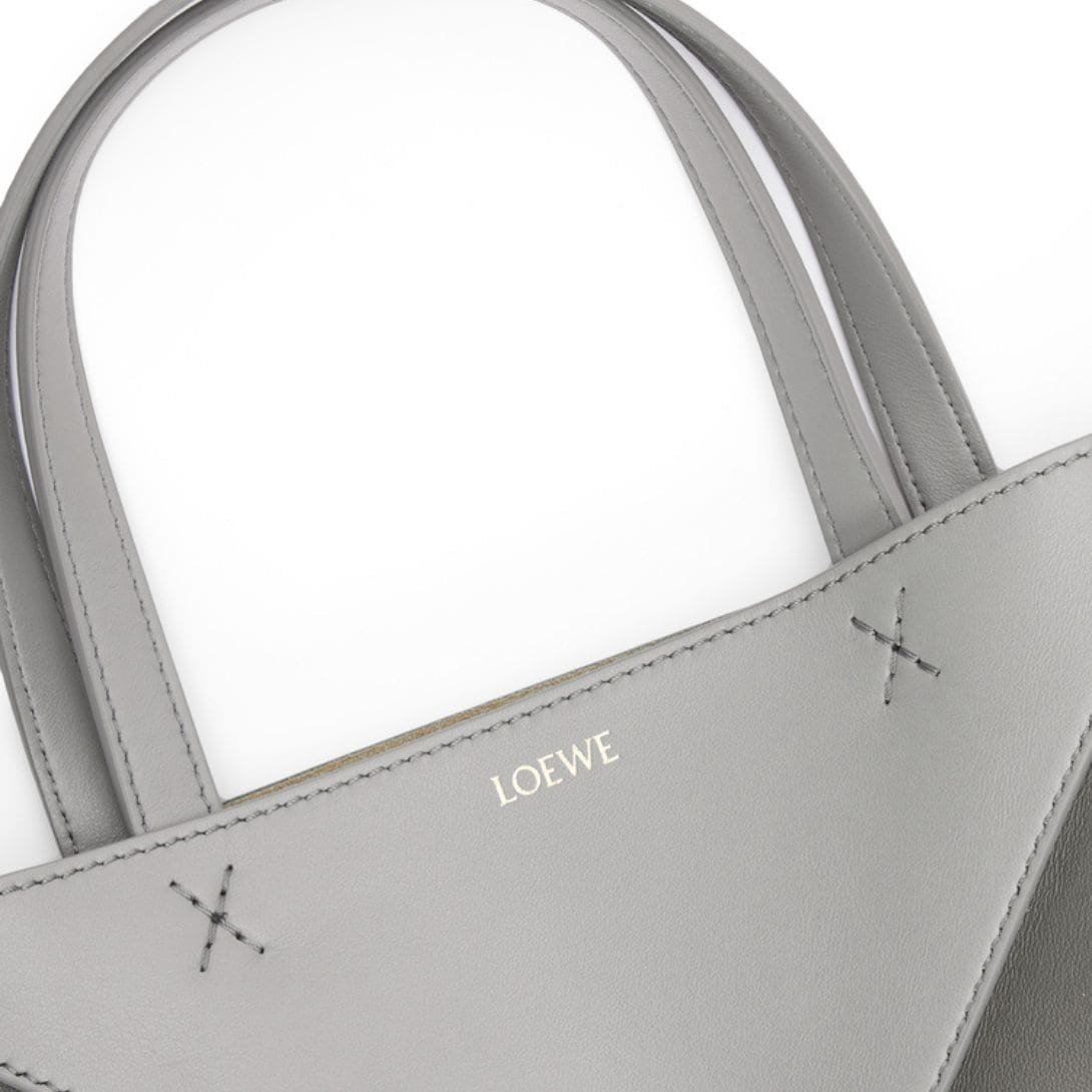 LOEWE PUZZLE FOLD TOTE MINI BAG IN SHINY CALFSKIN - Image 6