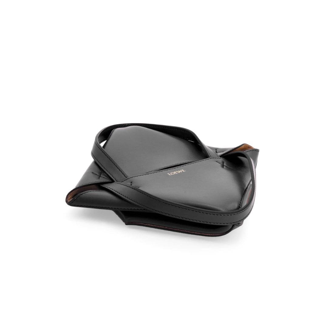 LOEWE PUZZLE FOLD TOTE MINI BAG IN SHINY CALFSKIN - Image 9