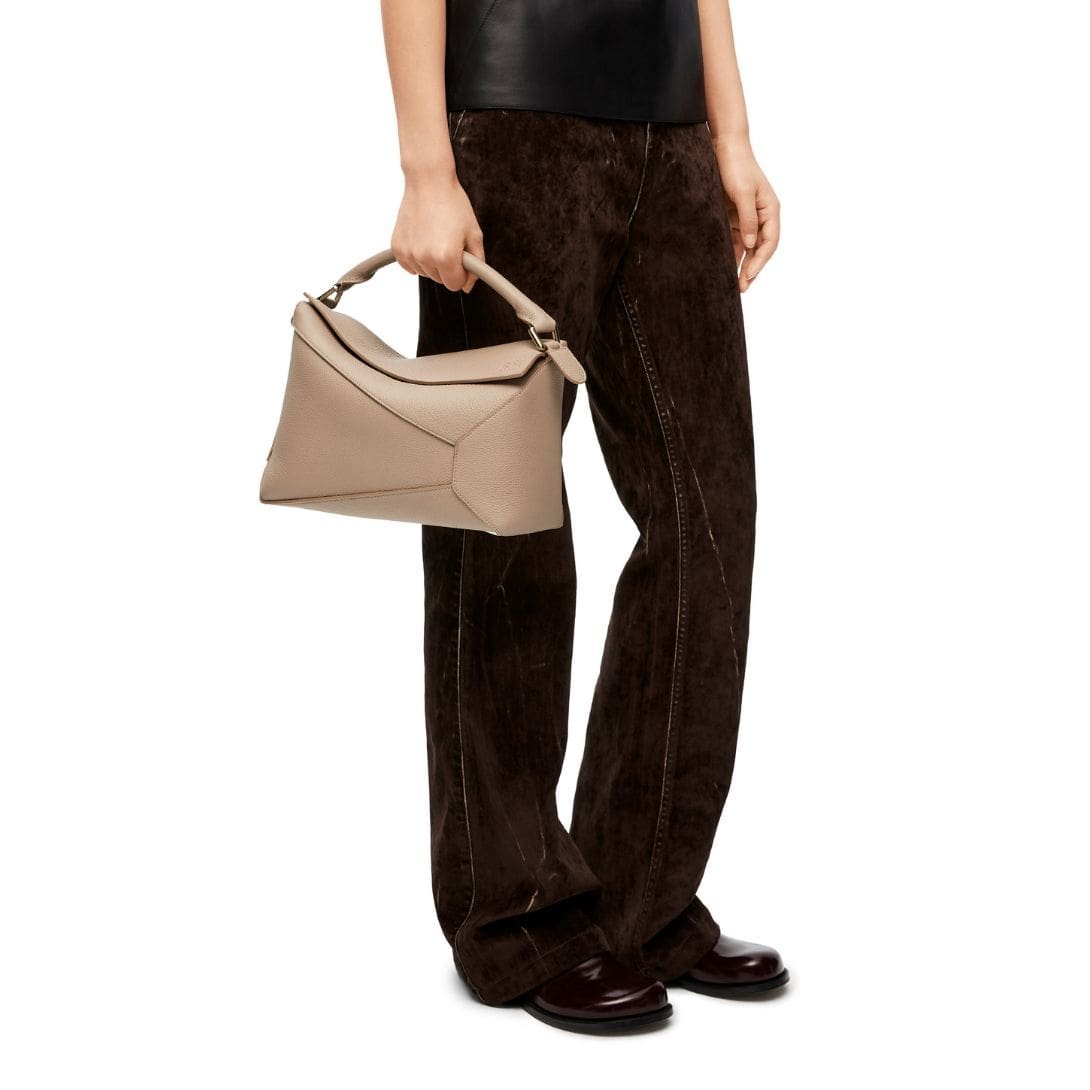 LOEWE LARGE PUZZLE BAG IN SOFT GRAINED CALFSKIN - Image 9